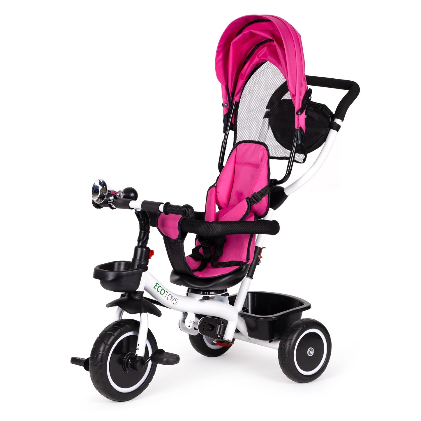 Tricycle with rotating seat 360' ECOTOYS, pink