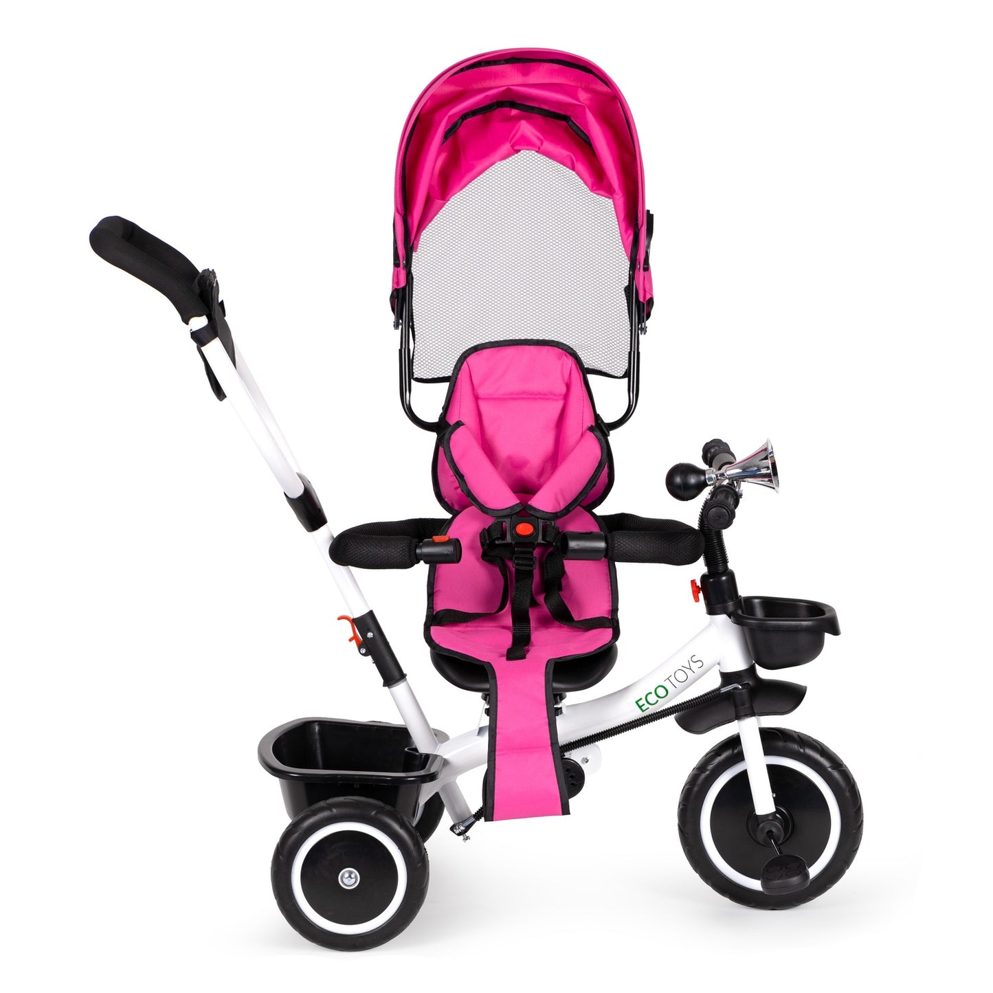 Tricycle with rotating seat 360' ECOTOYS, pink