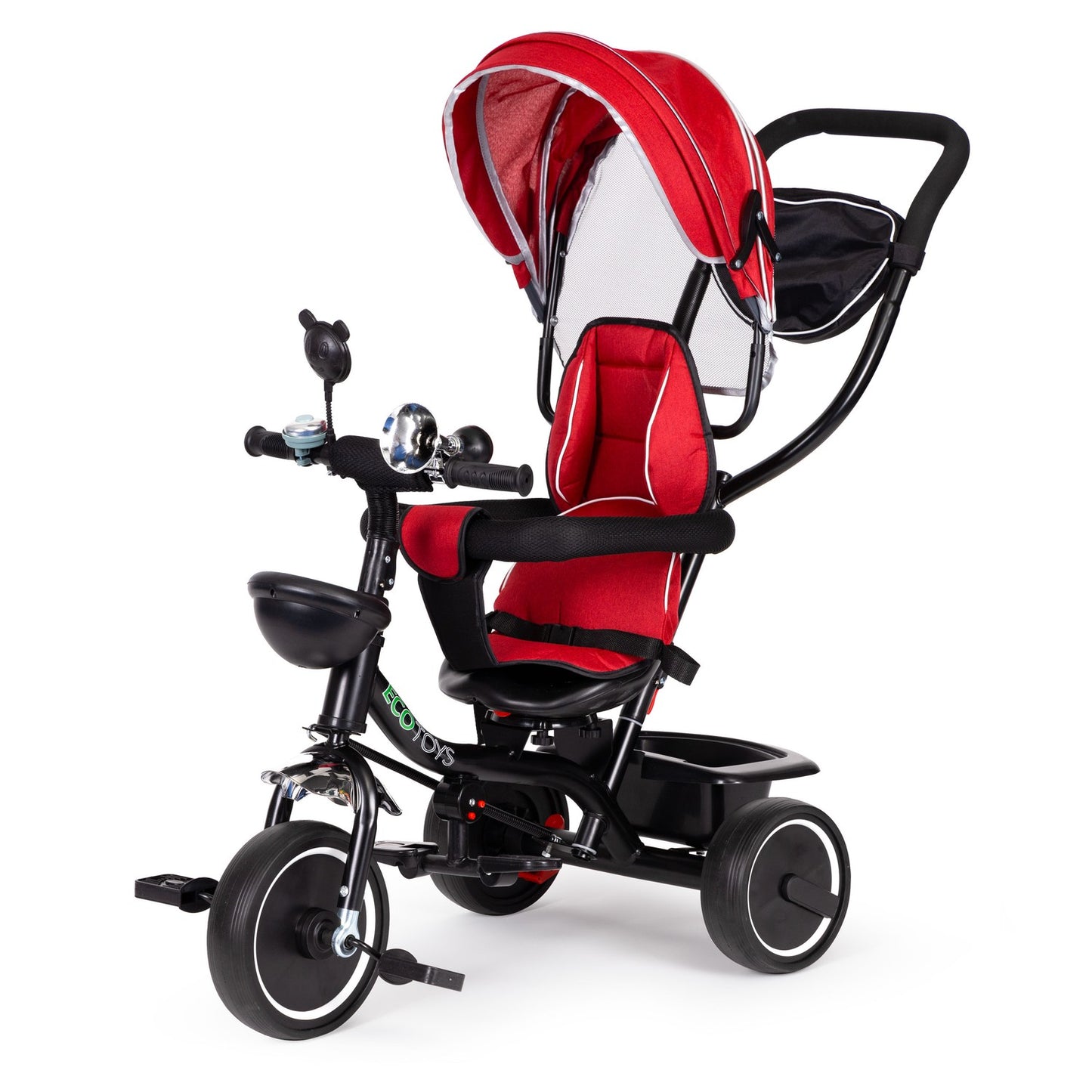 Tricycle with rotating seat Red