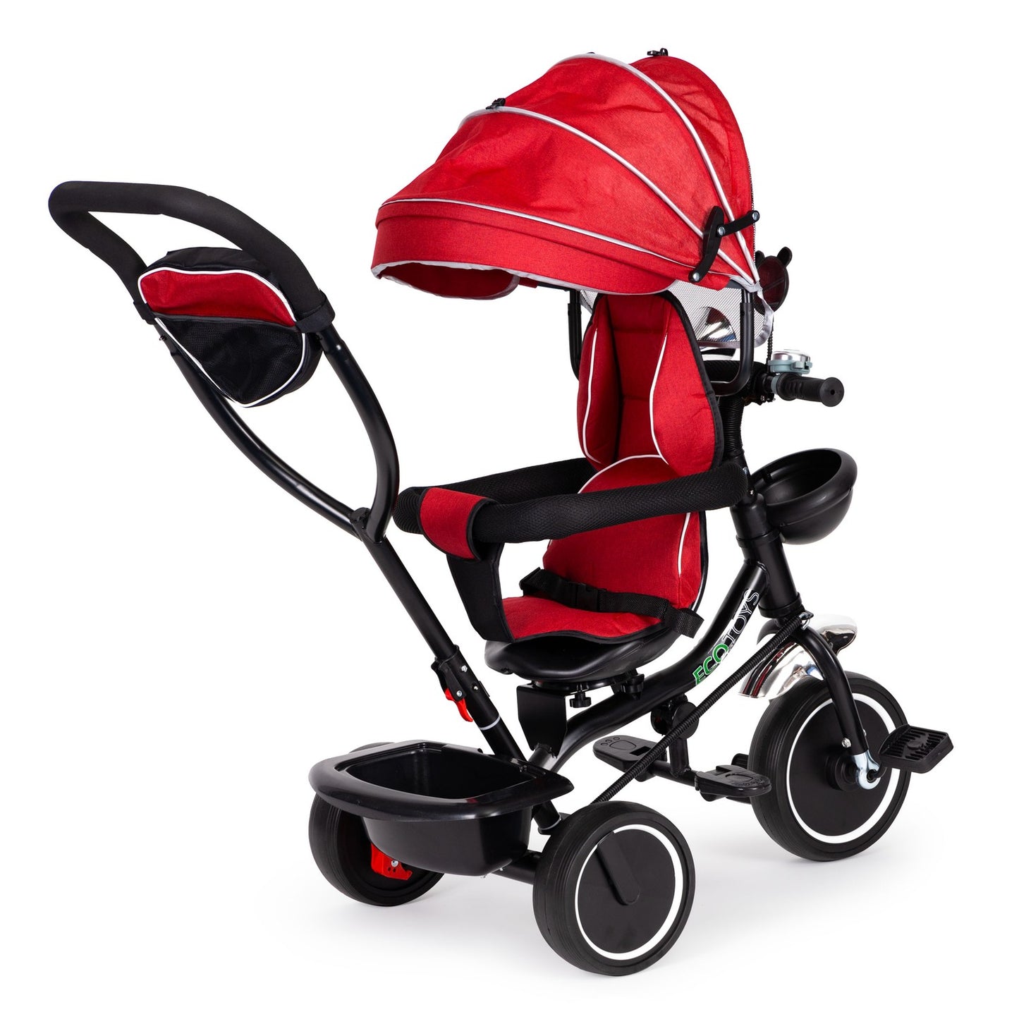 Tricycle with rotating seat Red