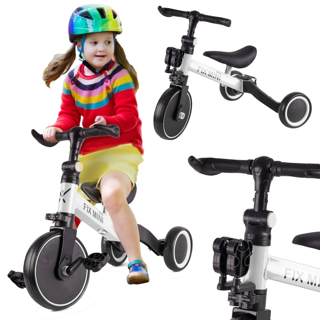 Trike Fix Mini cross-country tricycle 3in1 with pedals white
