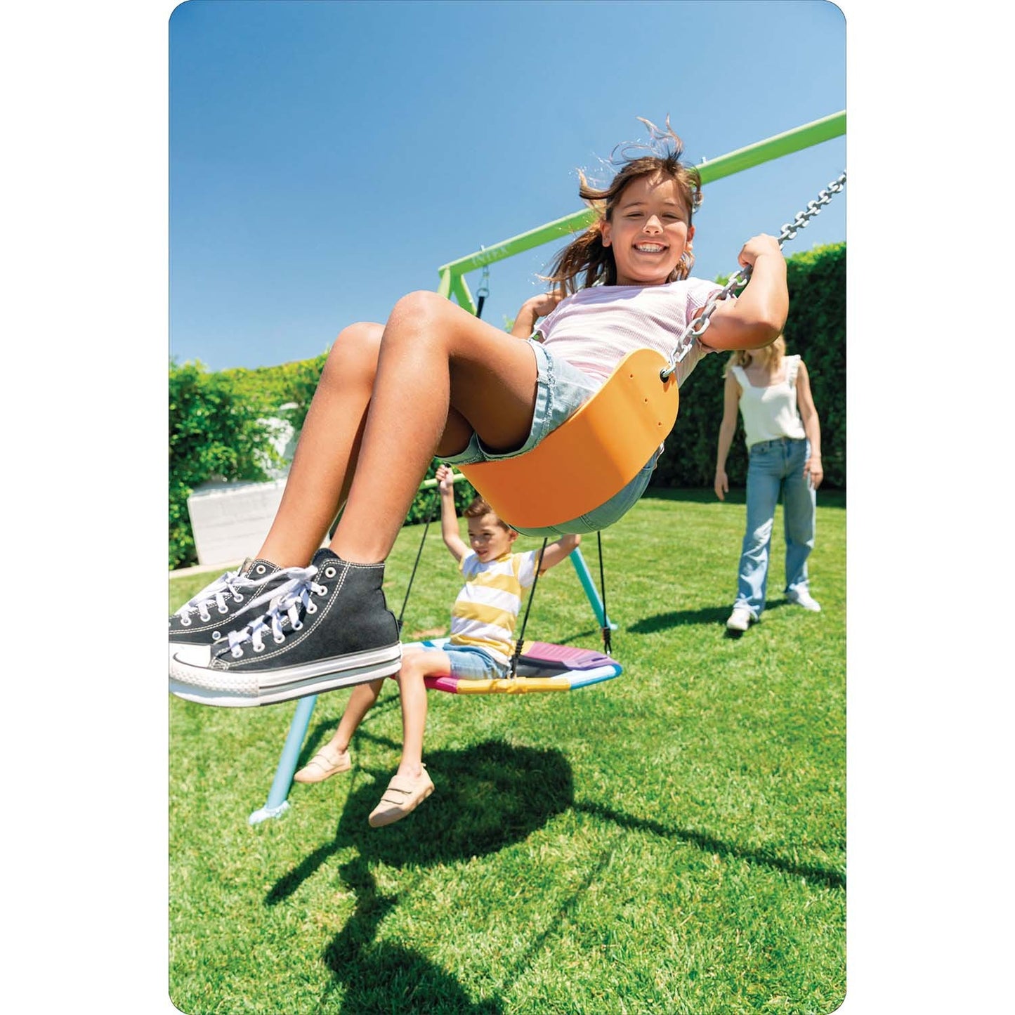 Triple swing playground stork nest Intex 44133