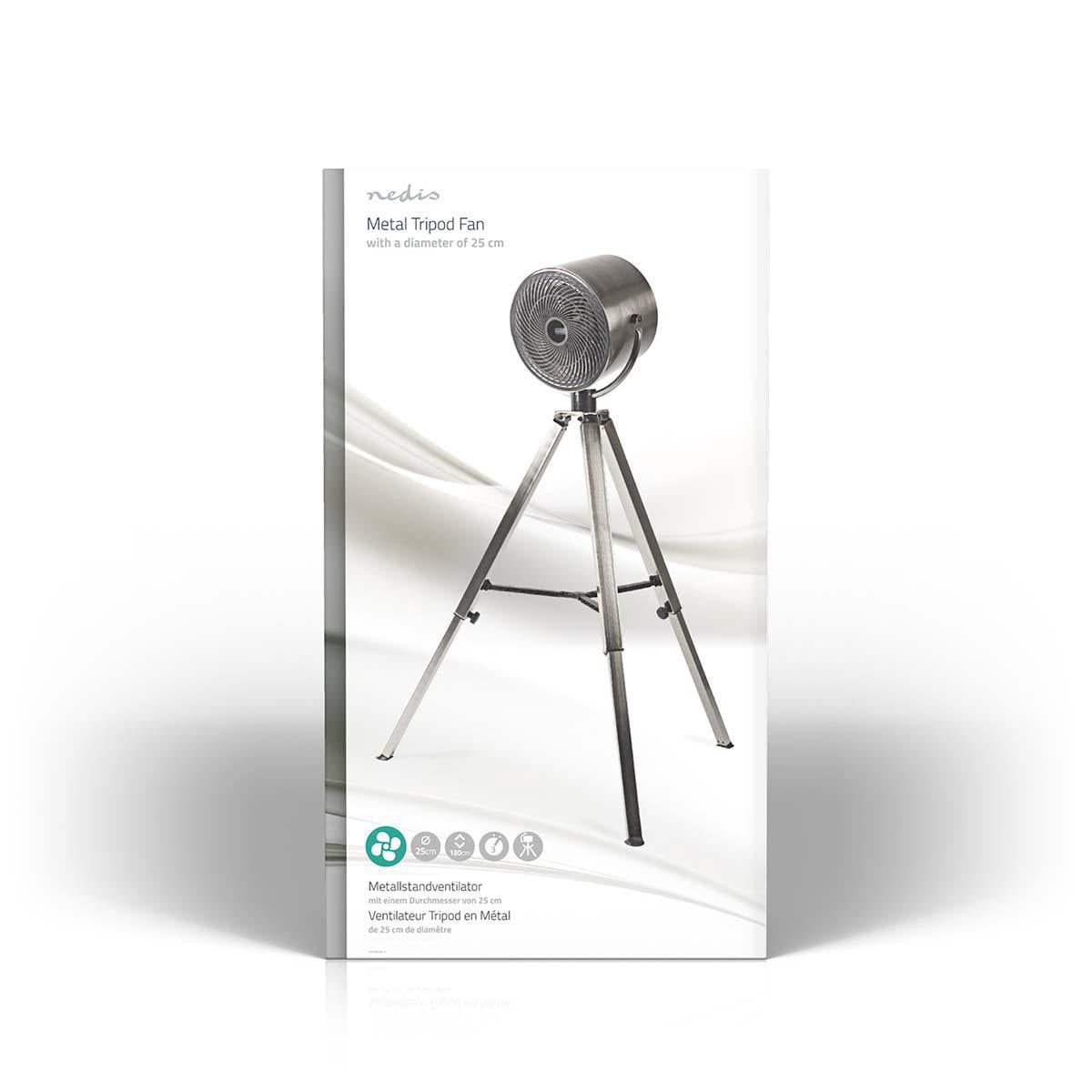 Tripod Fan, 250mm, 3-Speed, Adjustable Height, 45W