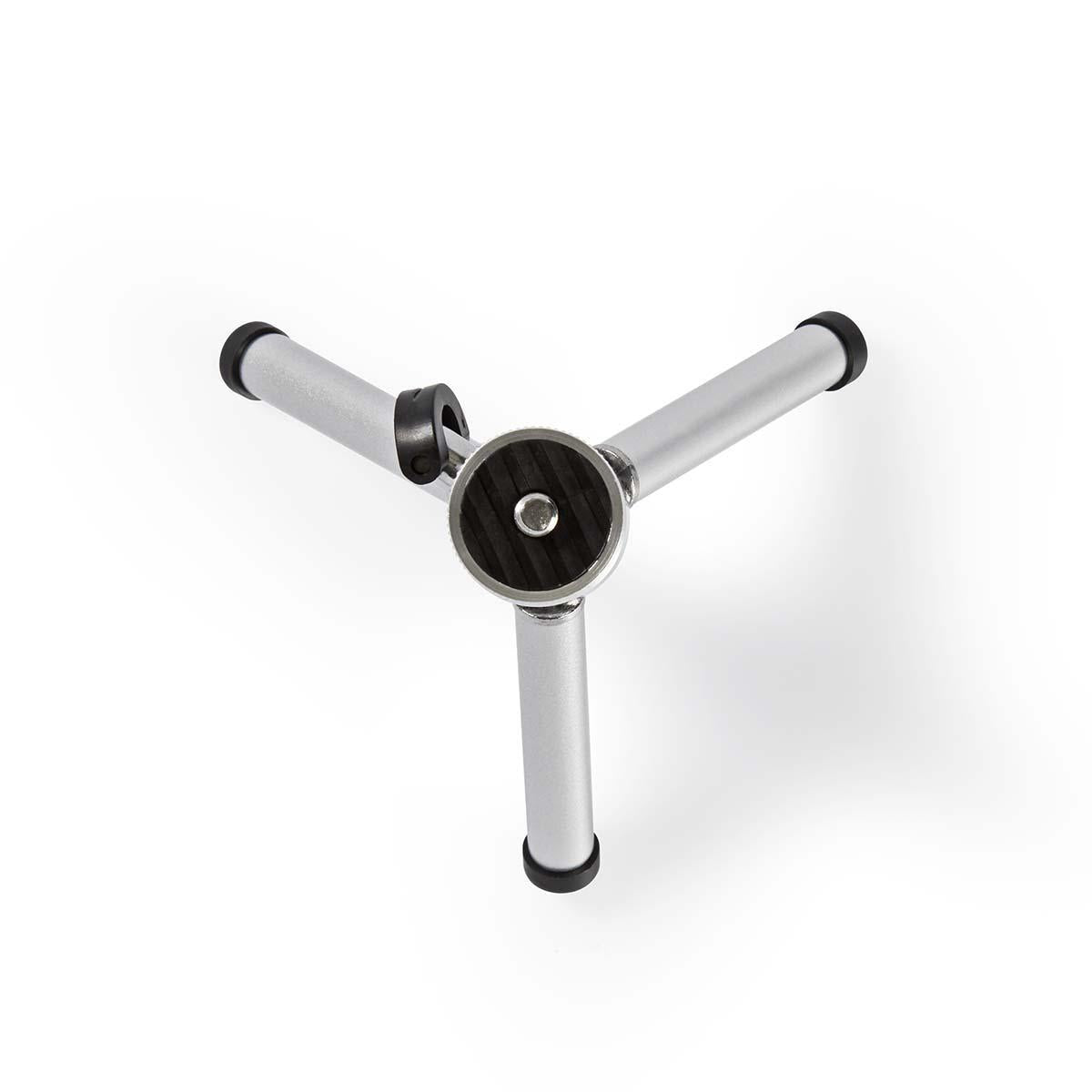 Tripod | Maximum load capacity: 0.8 kg | Minimum working height: 11 cm | Maximum working height: 14.5 cm | 1 Segment | Ball head | Suitcase included | ABS / Steel | Silver