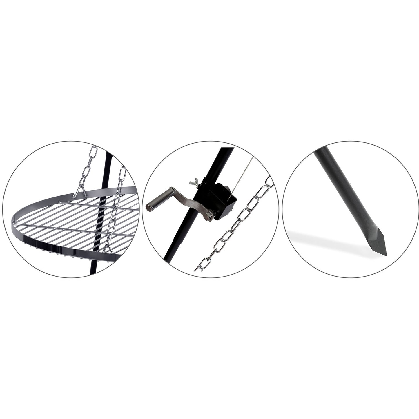 Tripod fire grate 80 cm Berdsen BD-884