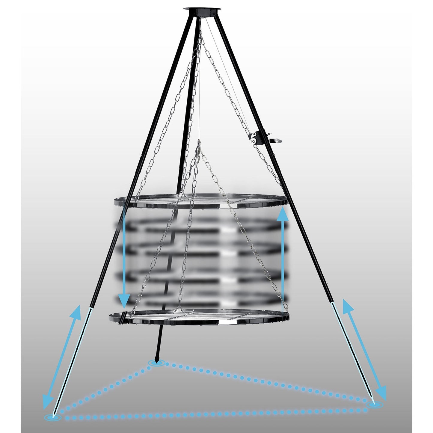Tripod fire grate 80 cm Berdsen BD-884