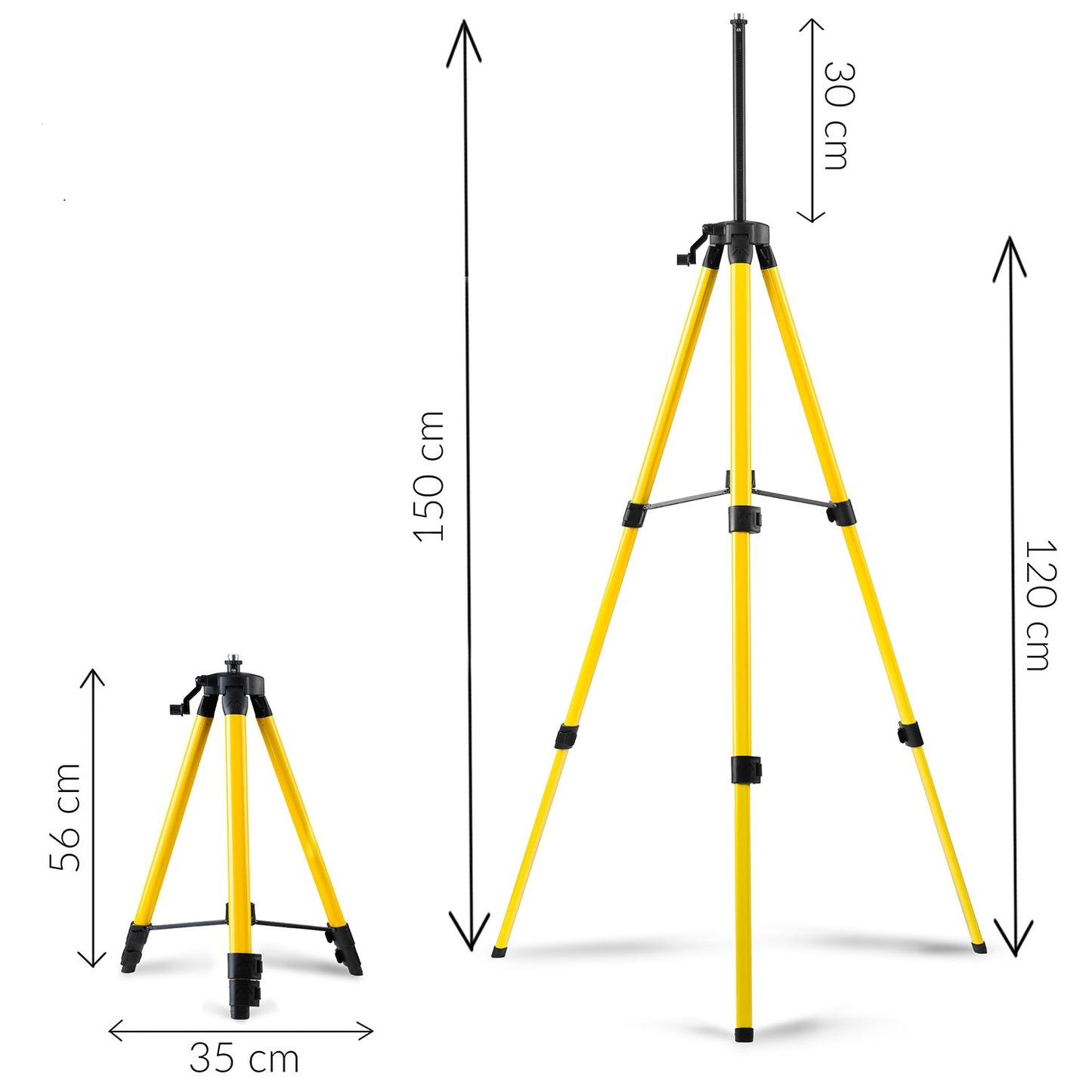 Tripod stand for the Humberg HM-180 cross-line laser