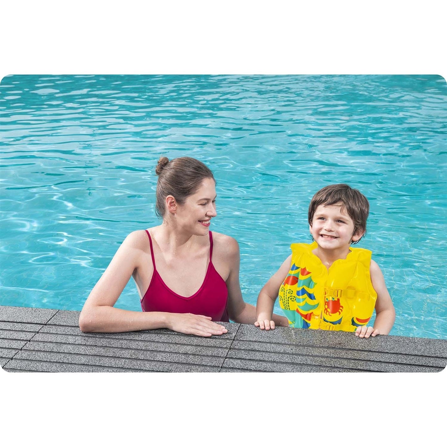 Tropical vest for learning to swim Bestway 32069N