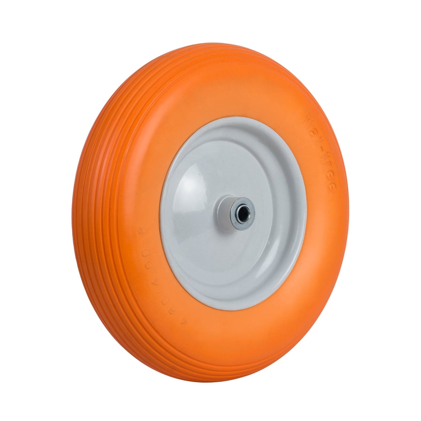 Tubeless wheelbarrow wheel 4.00-8 orange and white