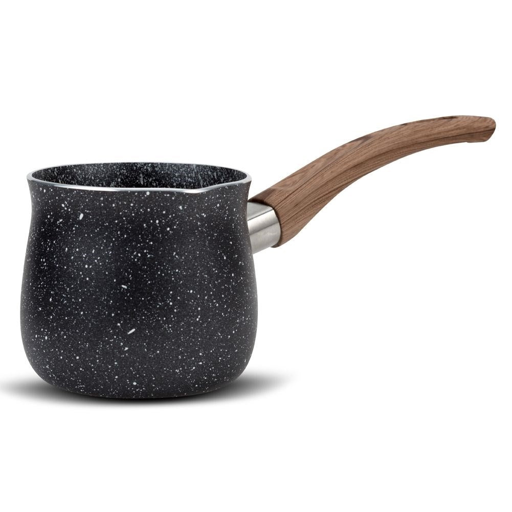 Turkish Coffee Pot: Aluminium, Non-stick Granite, Comfortable Handle