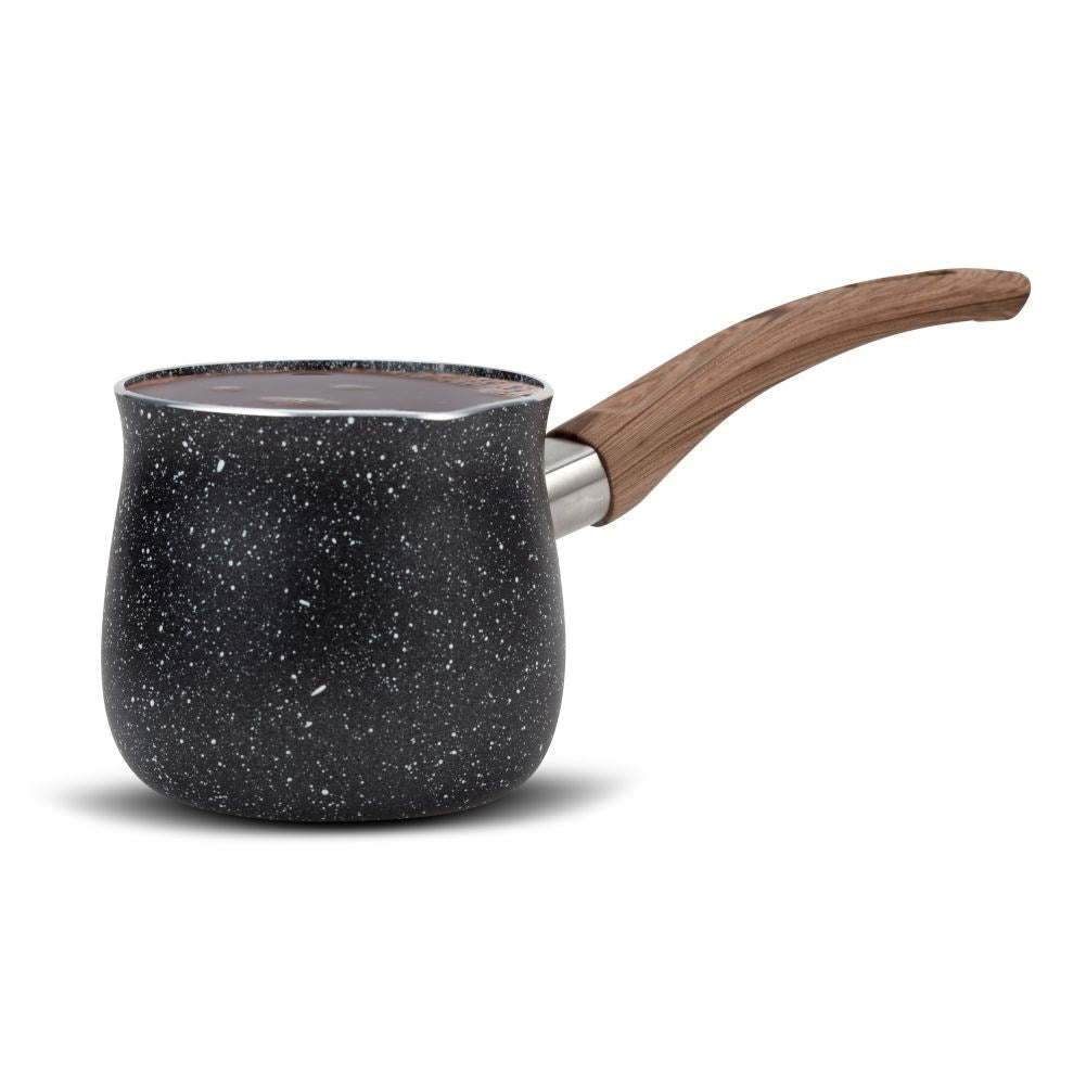 Turkish Coffee Pot: Aluminium, Non-stick Granite, Comfortable Handle