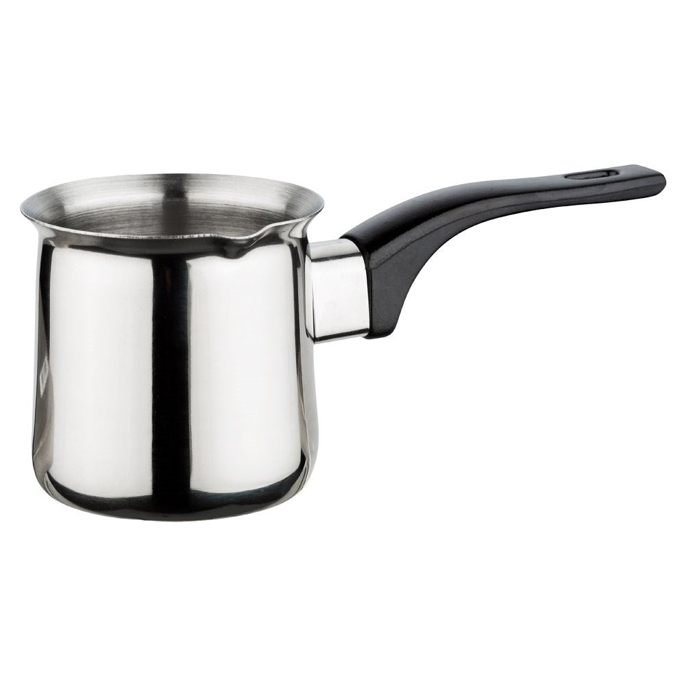 Turkish Coffee Pot in Stainless Steel with Heat Resistant Handle