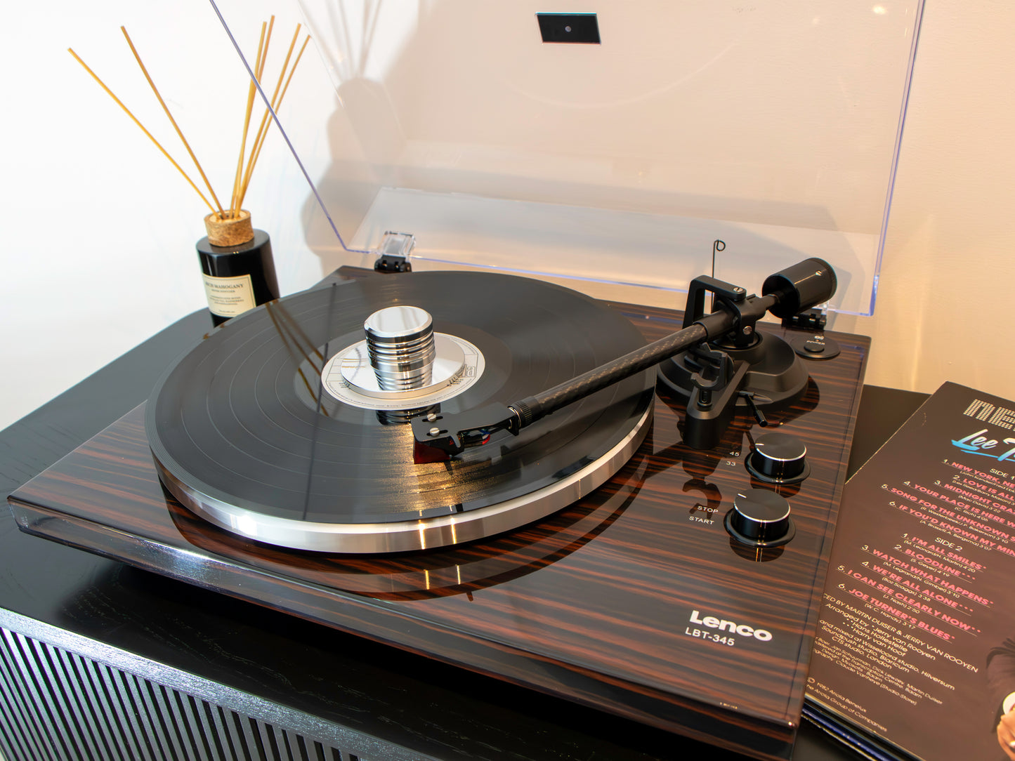 Turntable Record Stabilizer, Chrome-Plated, 428g