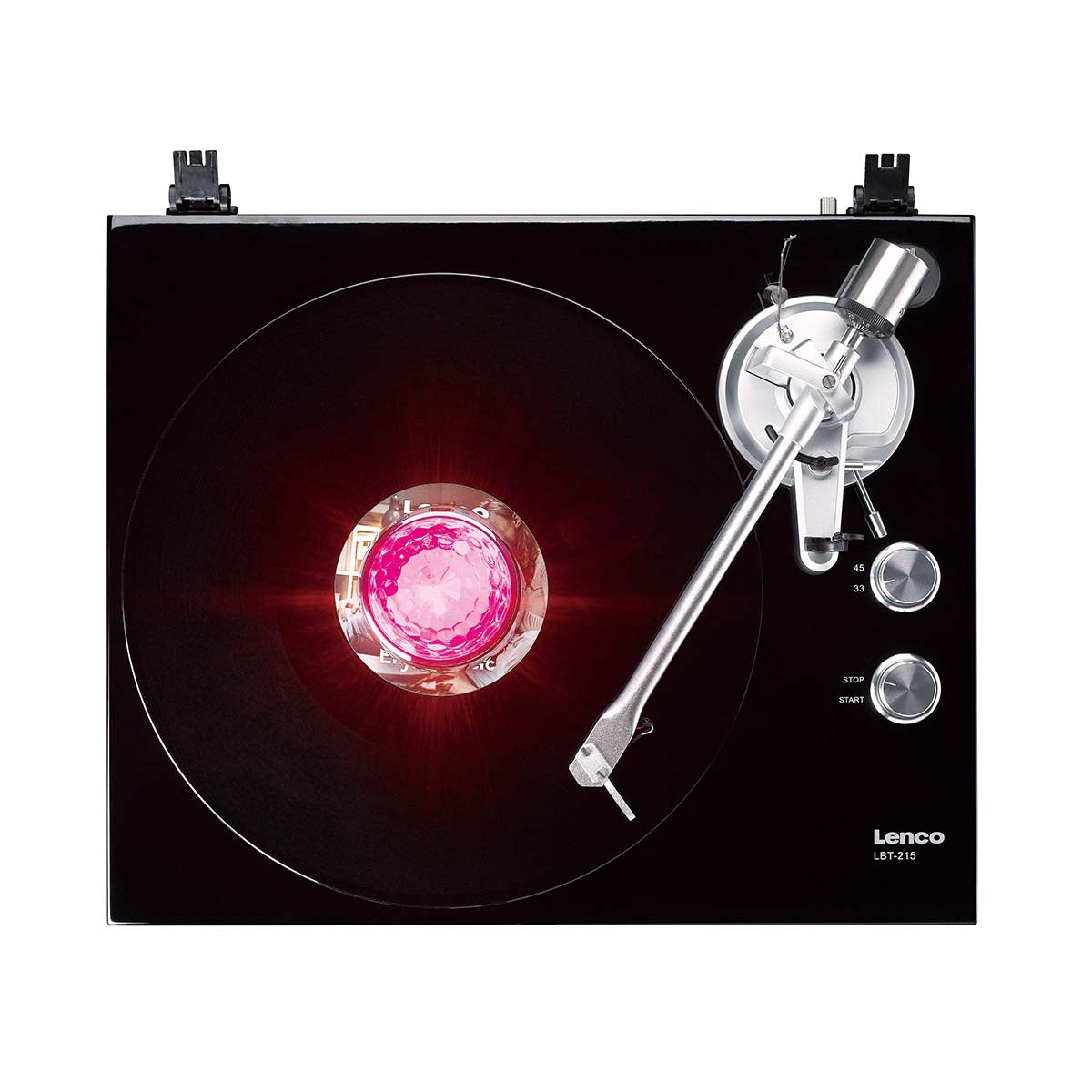 Turntable Record Stabilizer with LED Light, Silver, 250g