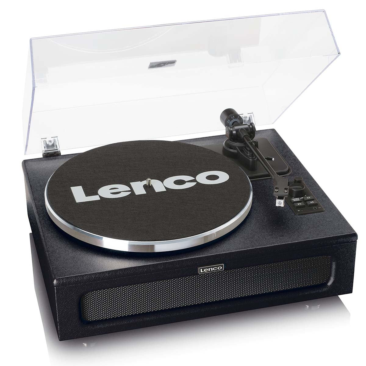 Turntable with 4 speakers built-in and Bluetooth® reception Black