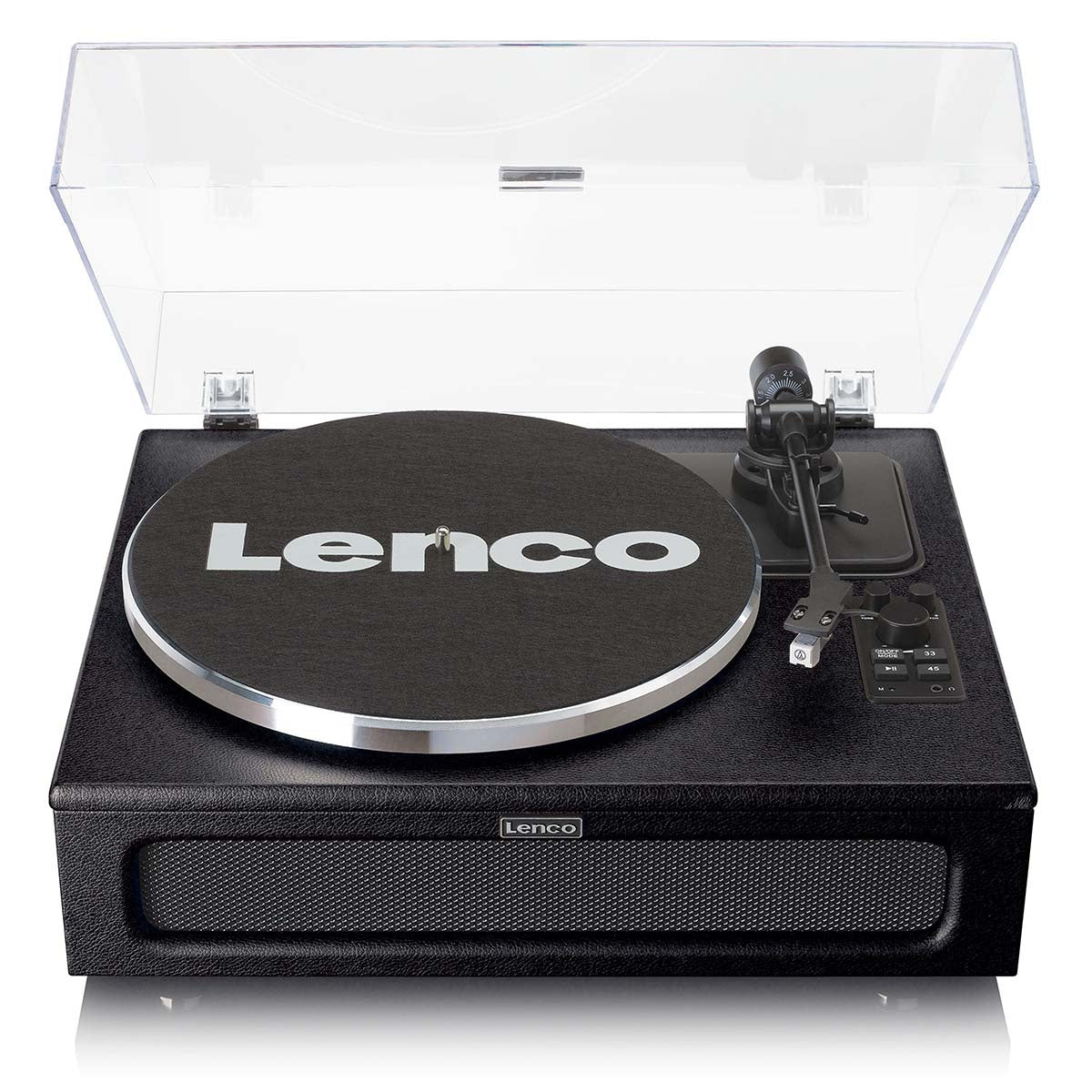 Turntable with 4 speakers built-in and Bluetooth® reception Black