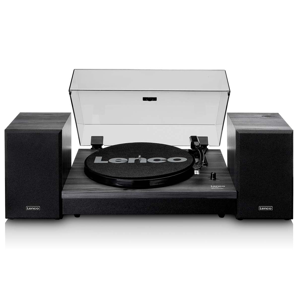 Turntable with Bluetooth® and two external speakers Black