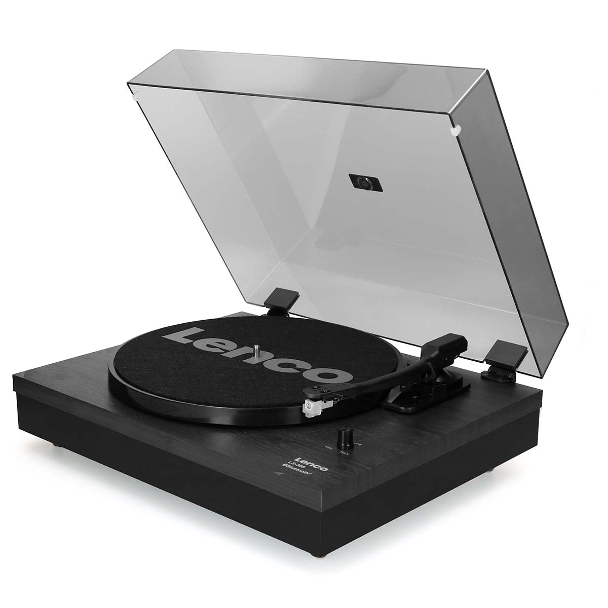 Turntable with Bluetooth® and two external speakers Black