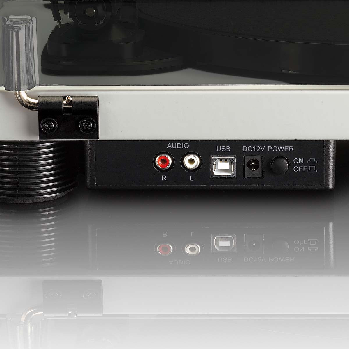 Turntable with built-in speakers USB Encoding Grey