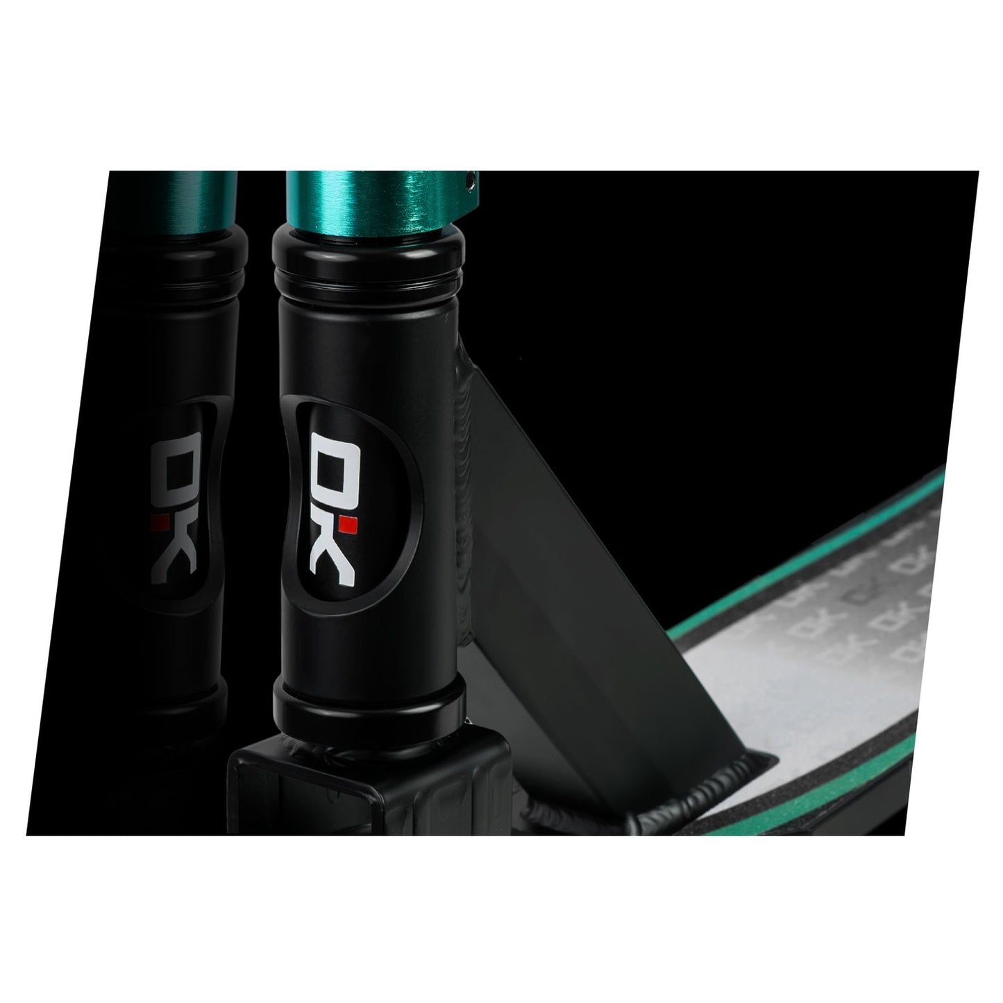 Turquoise Stunt kick bike SOKE PRO