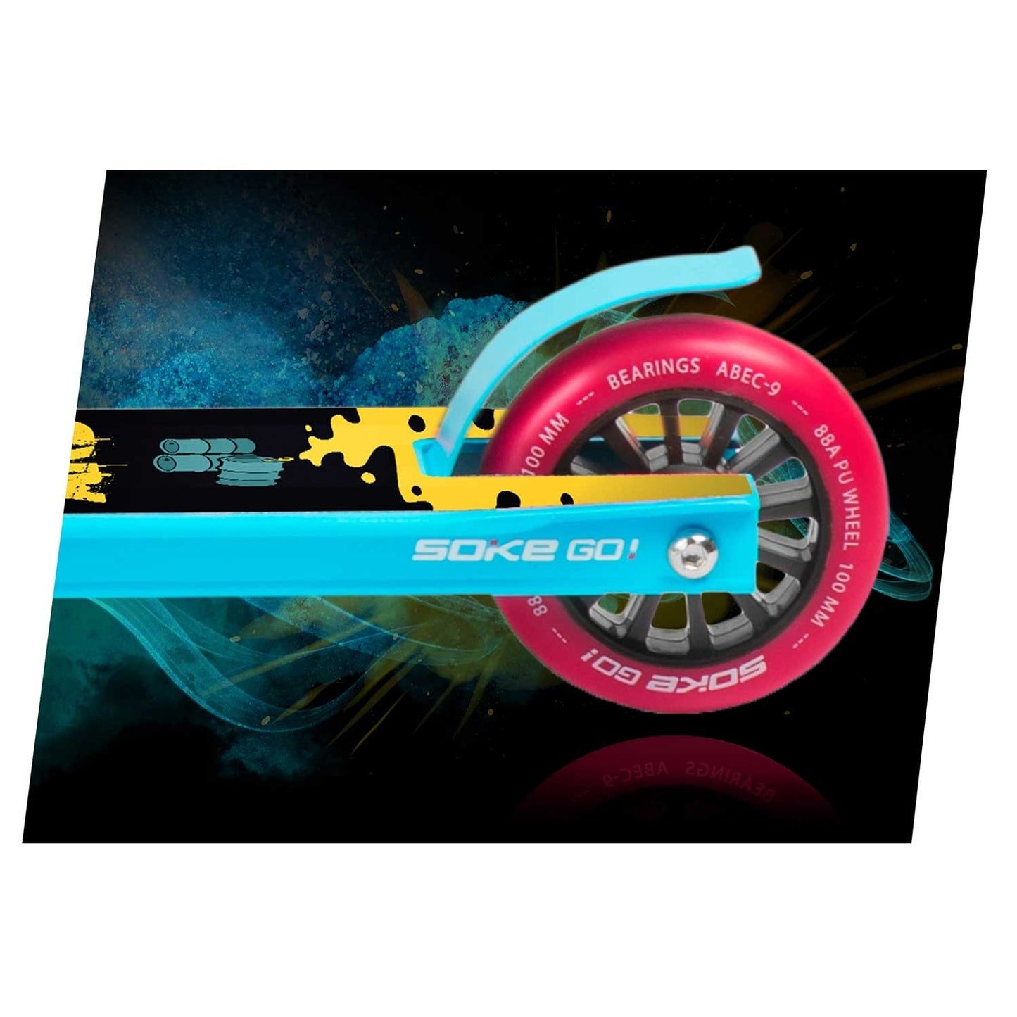 Turquoise Trick Scooter SOKE GO!