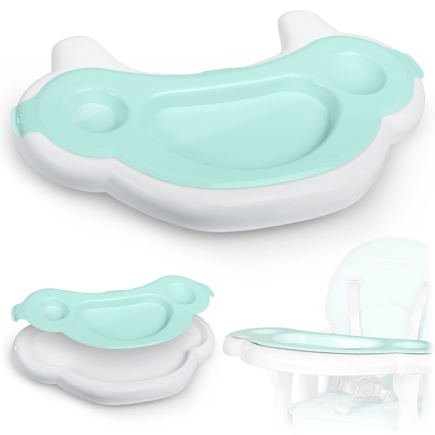 Turquoise children's chair Sinco Ricokids