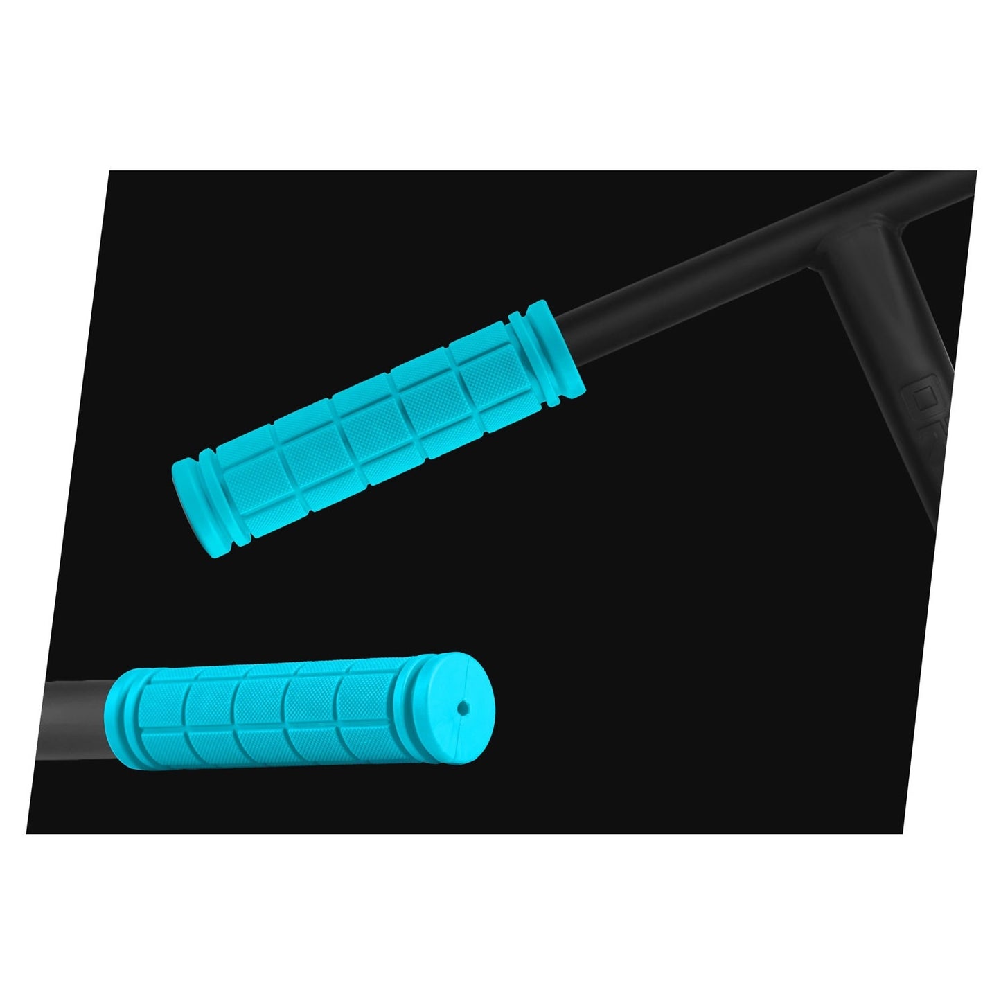 Turquoise handle for scooter, 2 pcs.