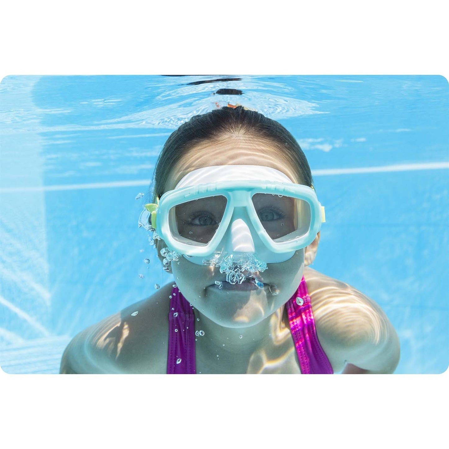 Turquoise swimming mask Bestway 22011