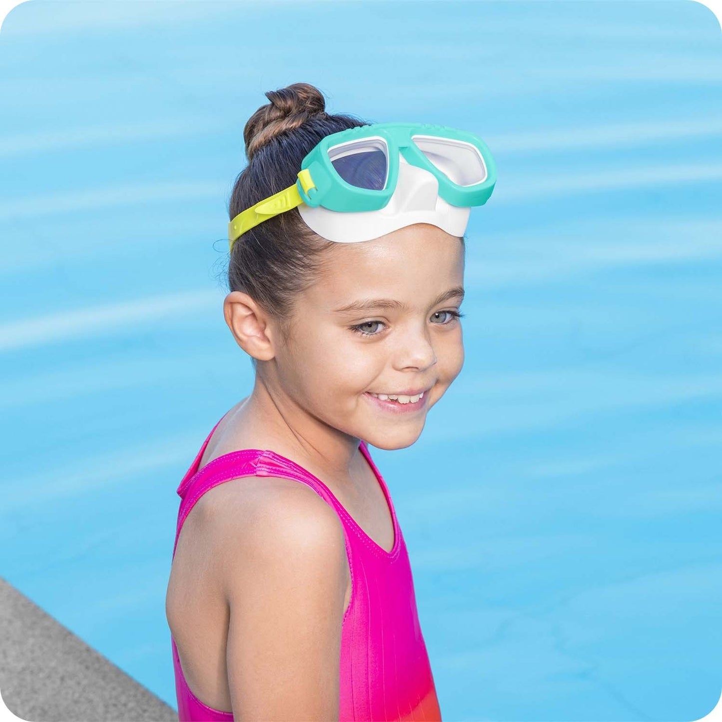 Turquoise swimming mask Bestway 22011