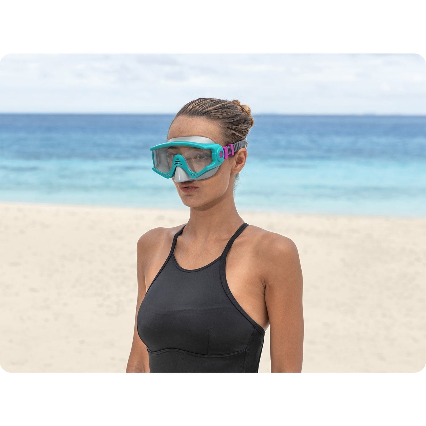 Turquoise swimming mask Bestway 22044