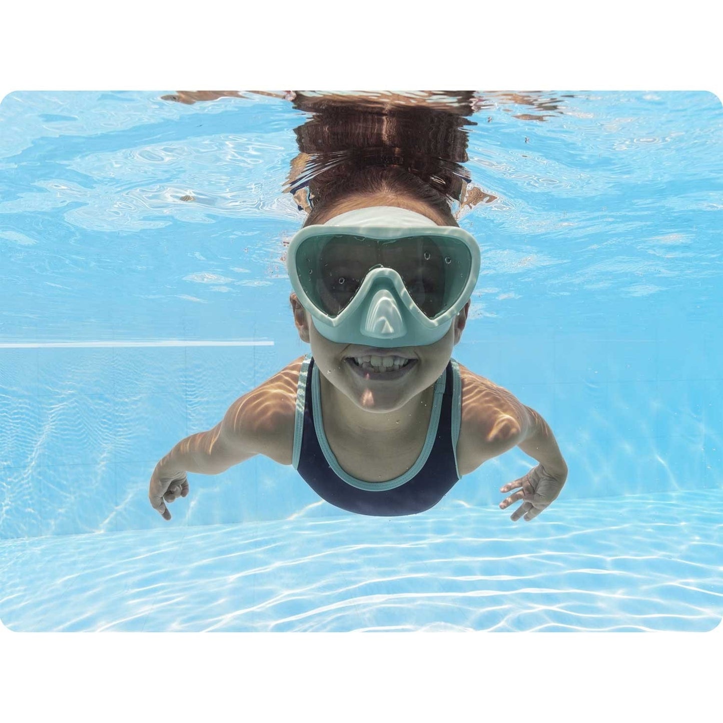 Turquoise swimming mask Bestway 22057