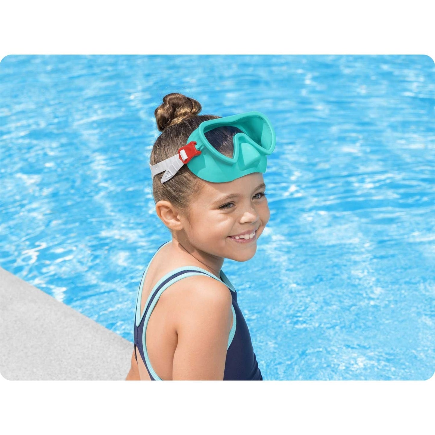 Turquoise swimming mask Bestway 22057