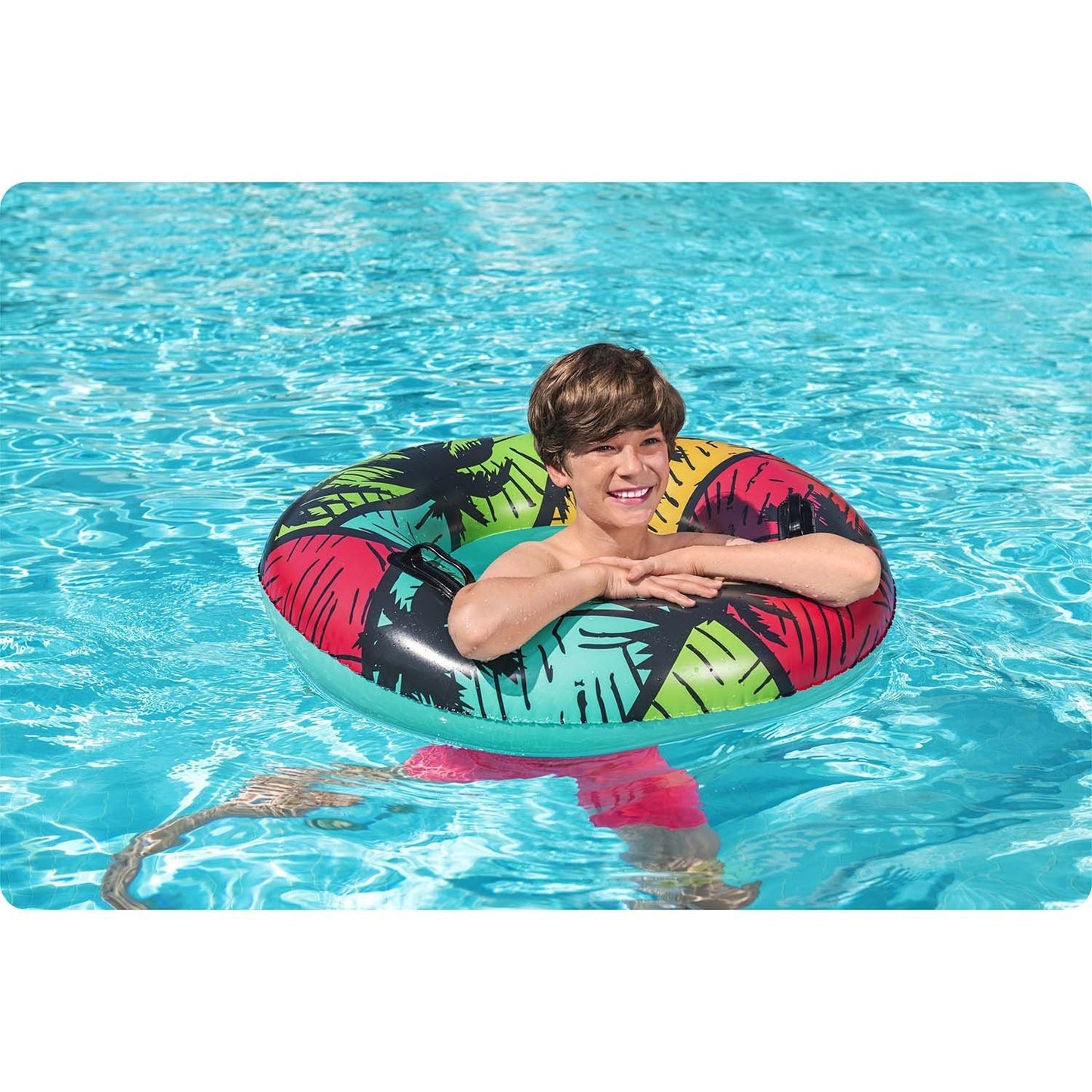 Turquoise swimming ring 91 cm Bestway 36350