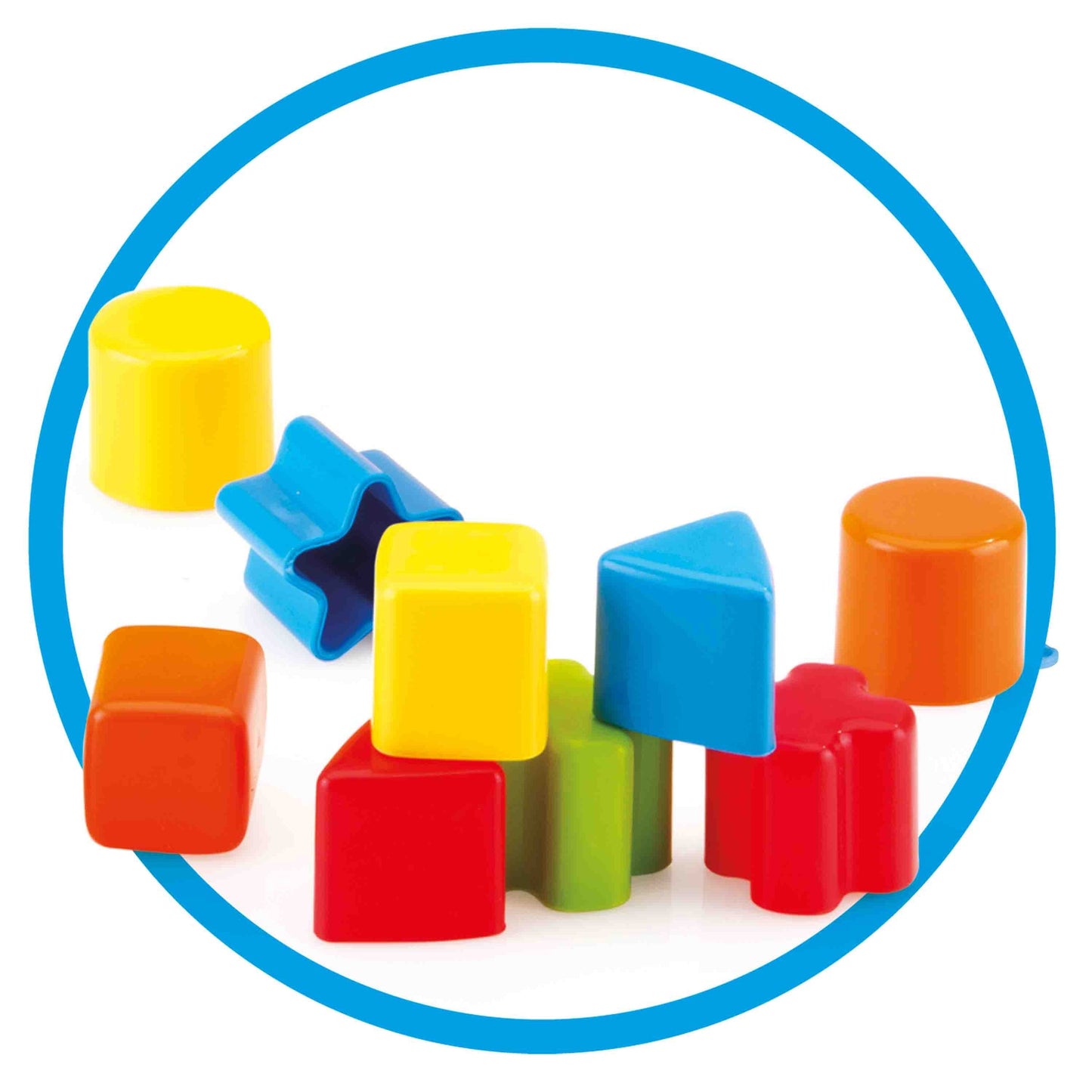Turtle Shape Sorter Toy with Wheels, 5 Pieces