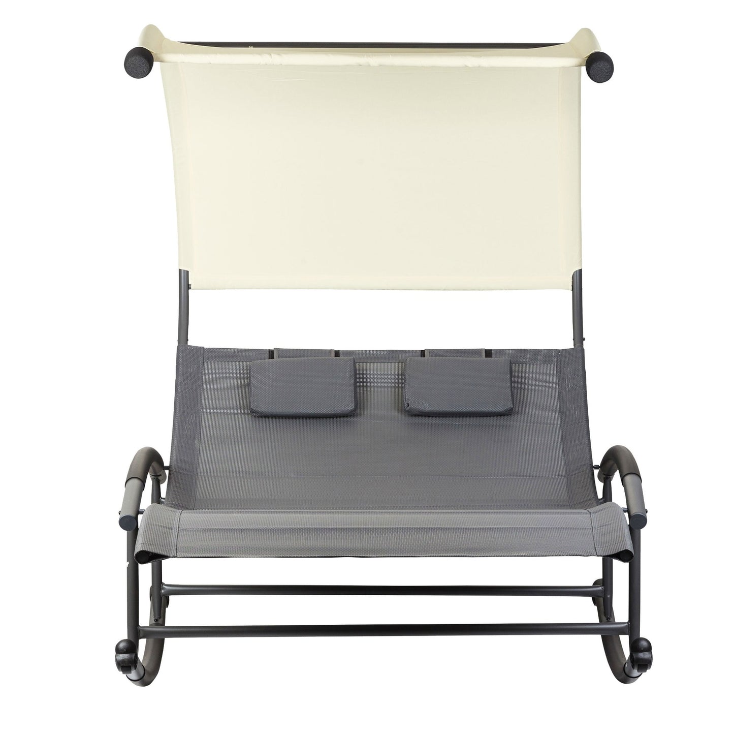 Two-Person Rocking Lounger with Canopy + Cushions MultiGarden