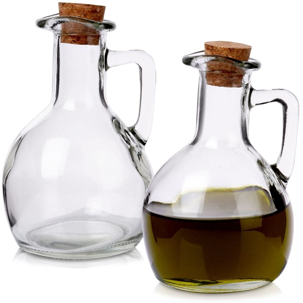 Two-bottle set for oil & vinegar - Stylish and decorative