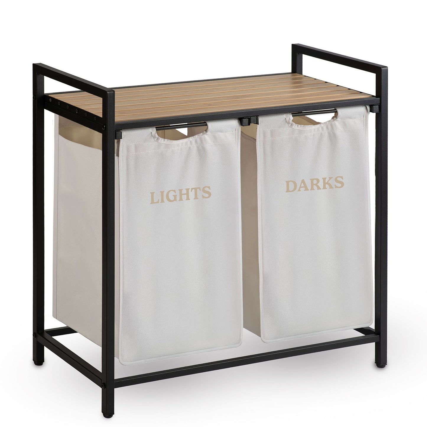 Two-chamber laundry basket on a 80 l frame Massido