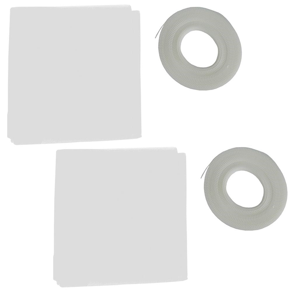 Two insect nets 130x150 cm with self-adhesive tape