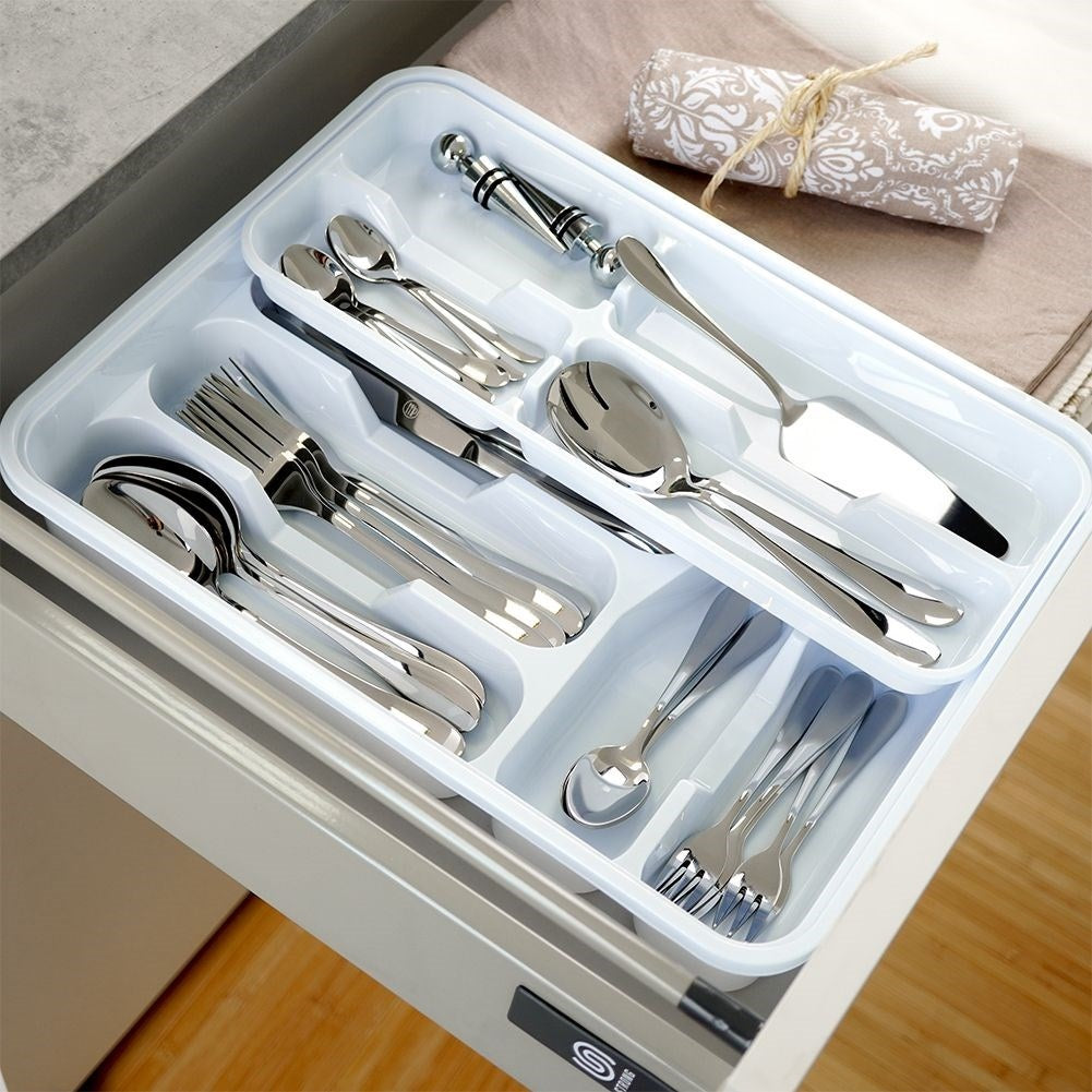 Two-level Cutlery Box with Removable Insert