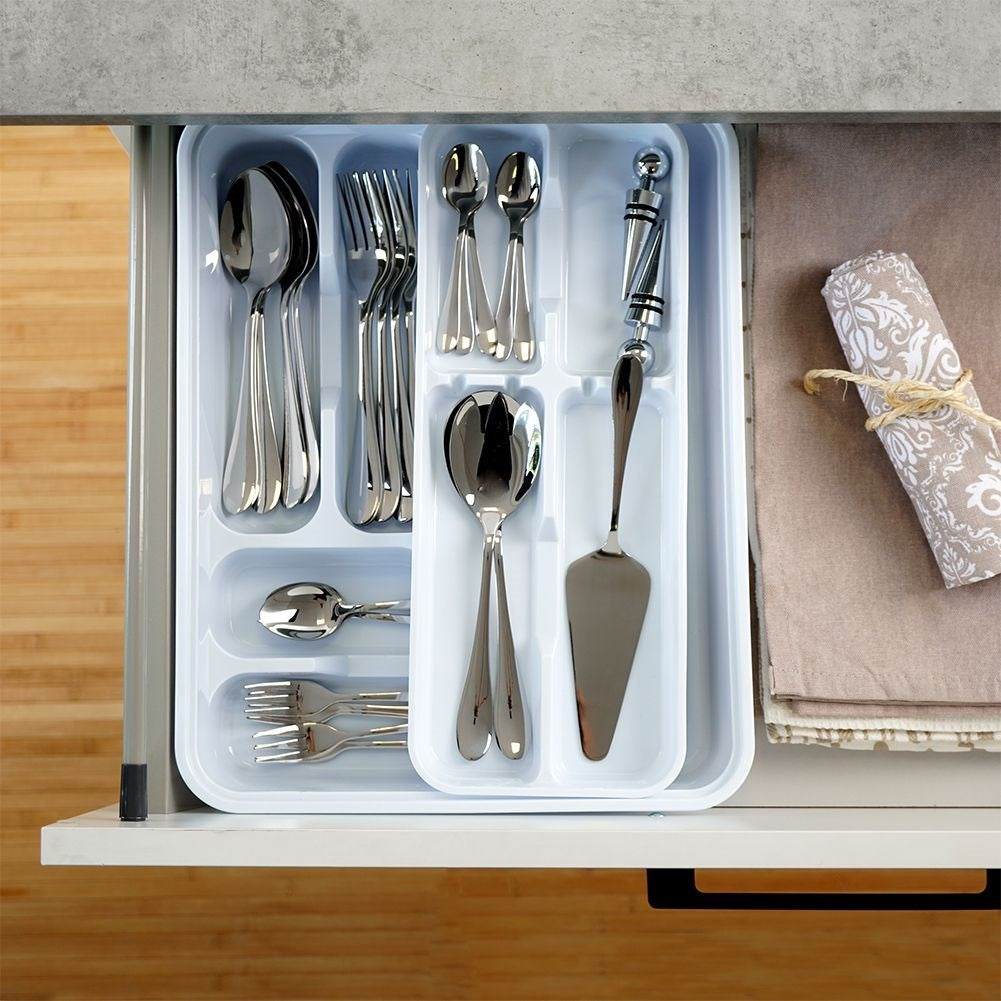 Two-level Cutlery Box with Removable Insert