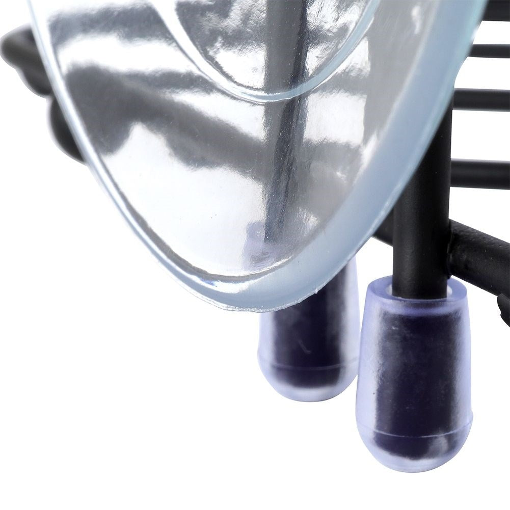 Two-level bathroom shelf in stainless steel with suction cups