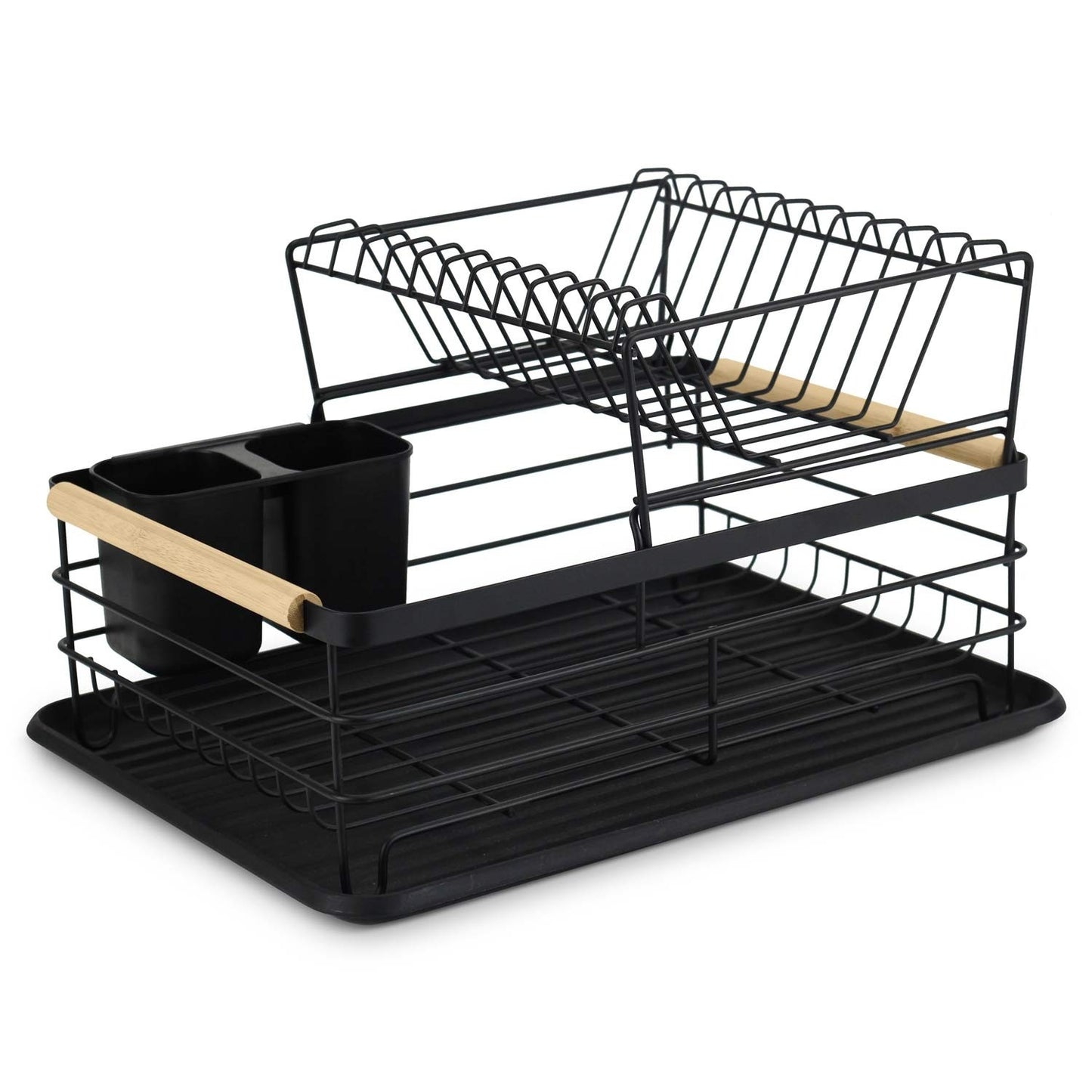Two-level dish dryer MS-601 Massido, black