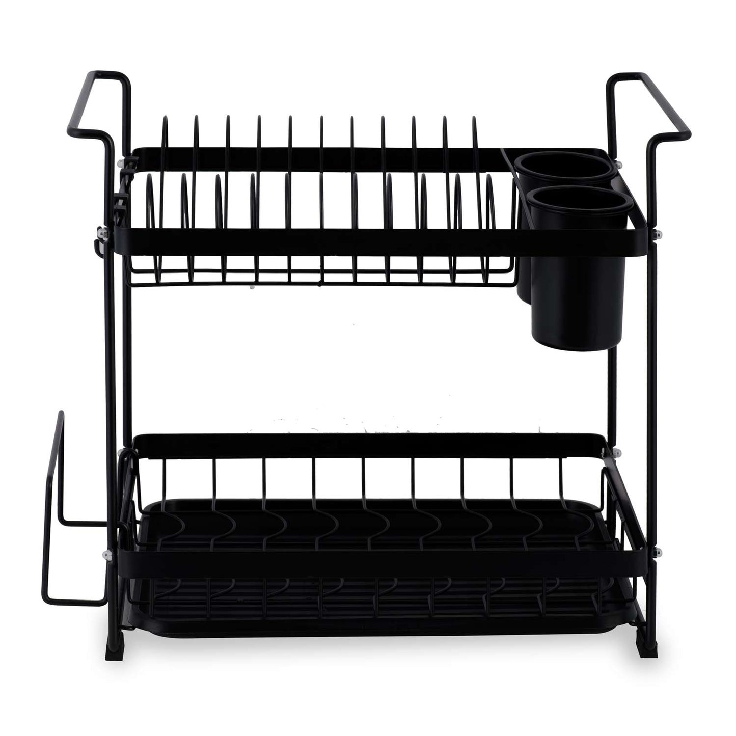 Two-level dish dryer MS-602 Massido, black
