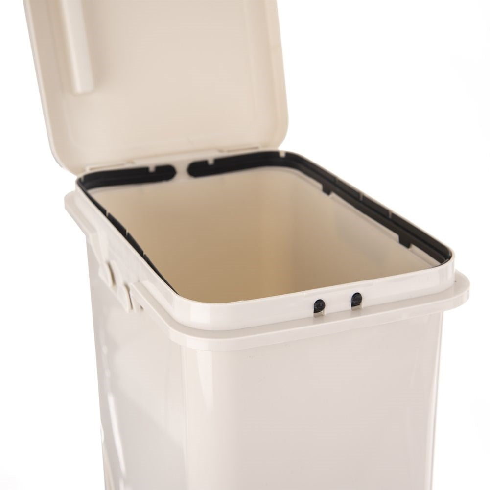 Two-level sorting basket in beige plastic, 17.5L per basket