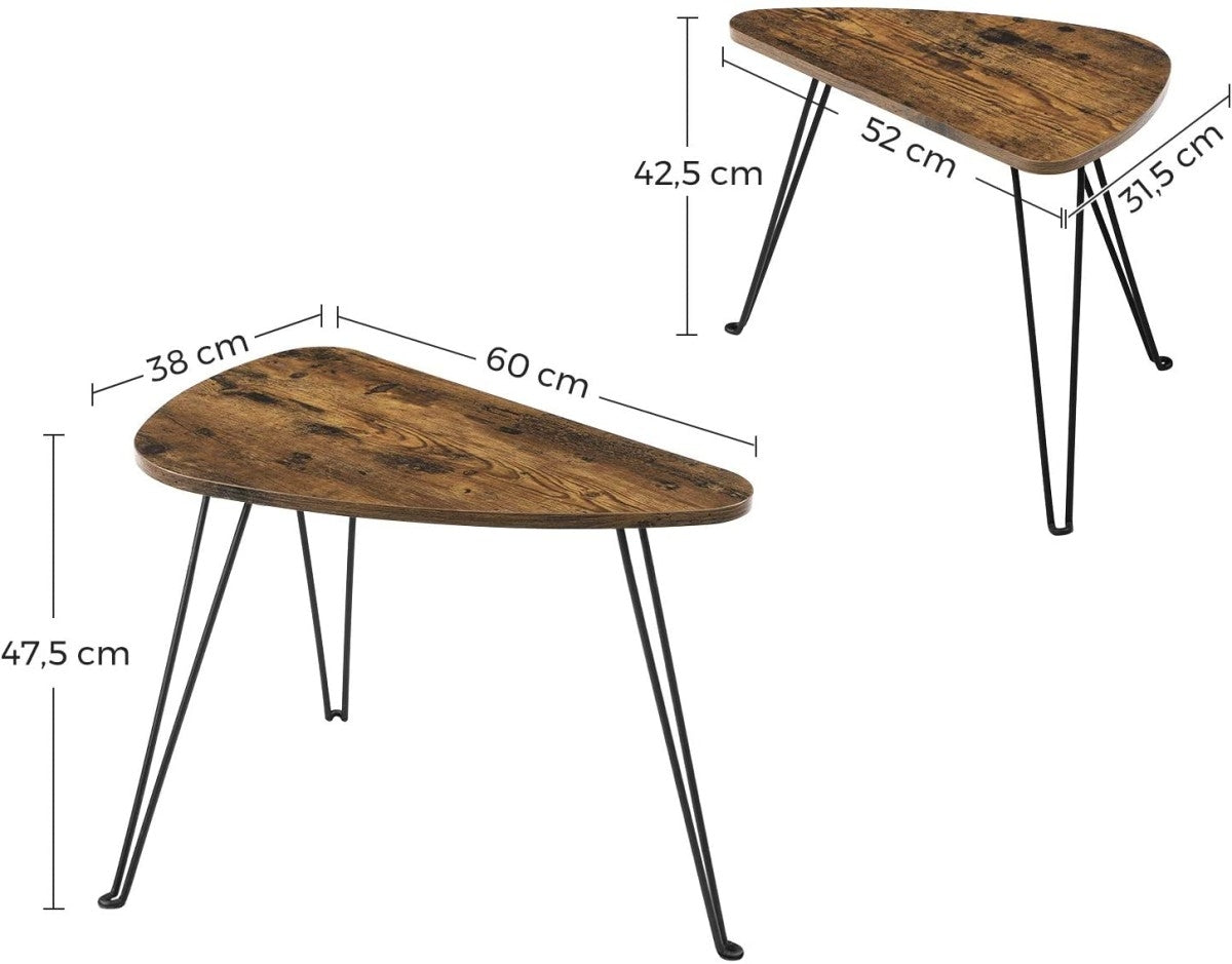 Two-piece loft coffee table