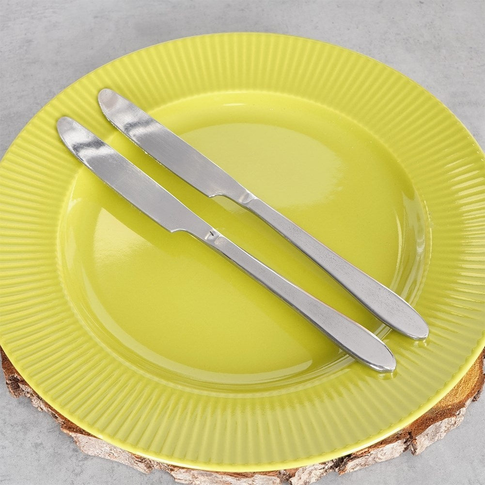 Two stainless dinner knives 24 cm, dishwasher safe