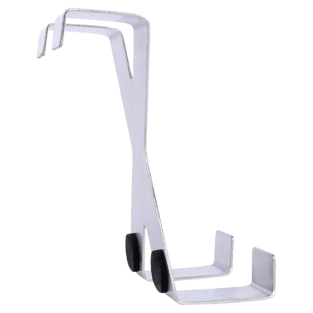 Two stainless steel double door hooks, easy installation