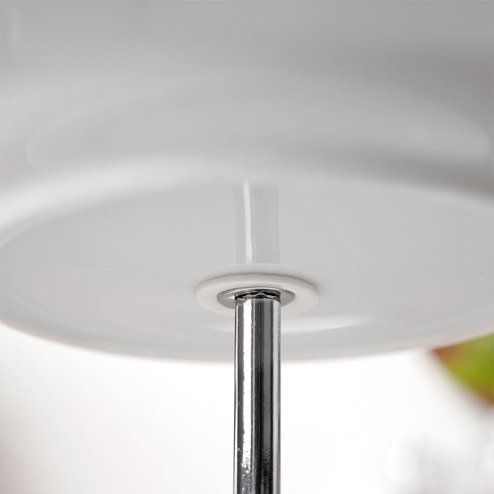Two-tier porcelain dish for cupcakes, cakes and desserts