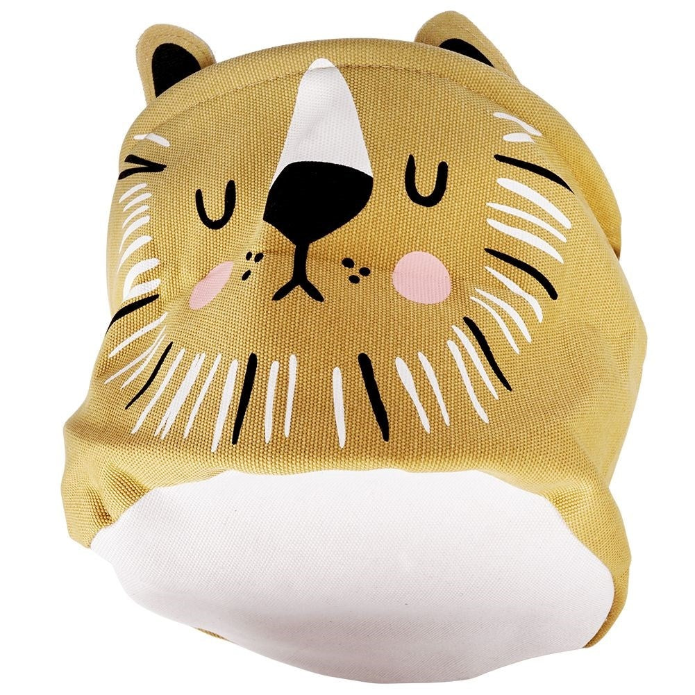 Two toy baskets with a tiger motif - spacious and decorative