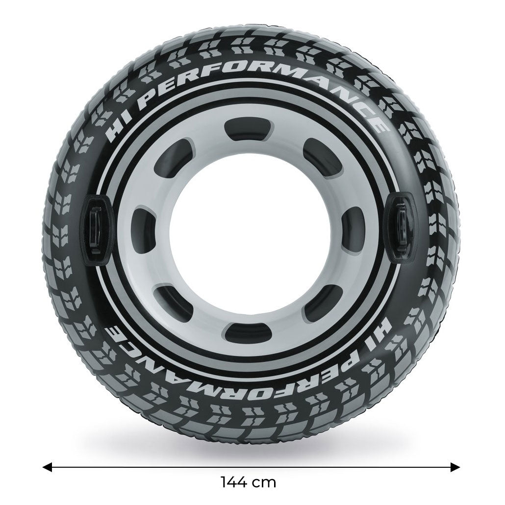 Tyre swimming wheel with handles water mattress 56268 INTEX